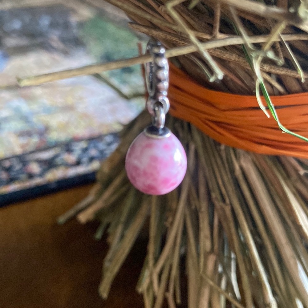 Pandora Murano speckled bead.